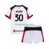 AC Milan Uit Tenue Kinder Voetbalshirts Ardon Jashari 30 2025-2026 Korte Mouwen