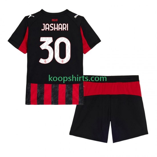 AC Milan Thuis Tenue Kinder Voetbalshirts Ardon Jashari 30 2025-2026 Korte Mouwen AC Milan Thuis Tenue Kinder Voetbalshirts Ardon Jashari 30 2025-2026 Korte Mouwen