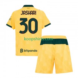 AC Milan Derde Tenue Kinder Voetbalshirts Ardon Jashari 30 2025-2026 Korte Mouwen