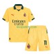 AC Milan Derde Tenue Kinder Voetbalshirts Christian Pulisic 11 2025-2026 Korte Mouwen