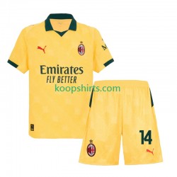 AC Milan Derde Tenue Kinder Voetbalshirts Luca Modric 14 2025-2026 Korte Mouwen