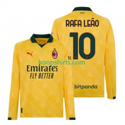 AC Milan Derde Tenue Heren Voetbalshirts Rafael Leao 10 2025-2026 Lange Mouwen