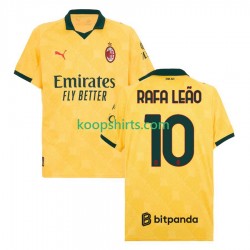 AC Milan Derde Tenue Heren Voetbalshirts Rafael Leao 10 2025-2026 Korte Mouwen