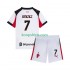 AC Milan Uit Tenue Kinder Voetbalshirts Santiago Gimenez 7 2025-2026 Korte Mouwen
