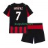 AC Milan Thuis Tenue Kinder Voetbalshirts Santiago Gimenez 7 2025-2026 Korte Mouwen