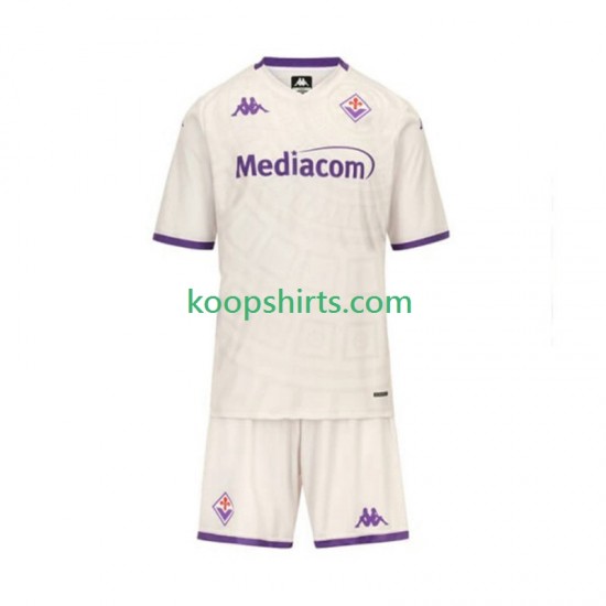 Fiorentina Uit Tenue Kinder Voetbalshirts 2025-2026 Korte Mouwen Fiorentina Uit Tenue Kinder Voetbalshirts 2025-2026 Korte Mouwen
