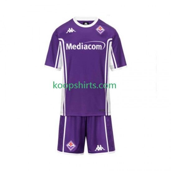 Fiorentina Thuis Tenue Kinder Voetbalshirts 2025-2026 Korte Mouwen Fiorentina Thuis Tenue Kinder Voetbalshirts 2025-2026 Korte Mouwen