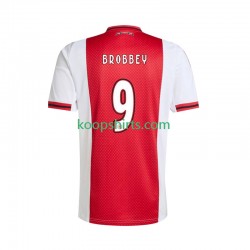AFC Ajax Thuis Tenue Heren Voetbalshirts Brian Brobbey 9 2025-2026 Korte Mouwen