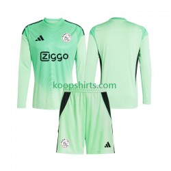 AFC Ajax Doelman Thuis Tenue Kinder Voetbalshirts 2025-2026 Lange Mouwen