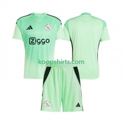 AFC Ajax Doelman Thuis Tenue Kinder Voetbalshirts 2025-2026 Korte Mouwen