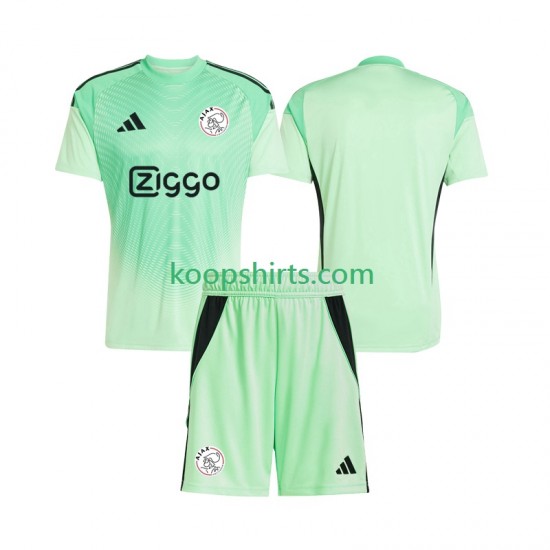 AFC Ajax Doelman Thuis Tenue Kinder Voetbalshirts 2025-2026 Korte Mouwen AFC Ajax Doelman Thuis Tenue Kinder Voetbalshirts 2025-2026 Korte Mouwen