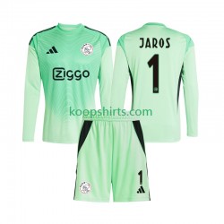 AFC Ajax Doelman Thuis Tenue Kinder Voetbalshirts Vitezslav Jaros 1 2025-2026 Lange Mouwen