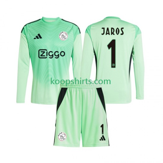 AFC Ajax Doelman Thuis Tenue Kinder Voetbalshirts Vitezslav Jaros 1 2025-2026 Lange Mouwen AFC Ajax Doelman Thuis Tenue Kinder Voetbalshirts Vitezslav Jaros 1 2025-2026 Lange Mouwen