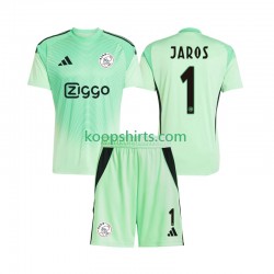 AFC Ajax Doelman Thuis Tenue Kinder Voetbalshirts Vitezslav Jaros 1 2025-2026 Korte Mouwen