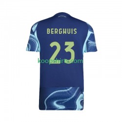 AFC Ajax Uit Tenue Heren Voetbalshirts Steven Berghuis 23 2025-2026 Korte Mouwen