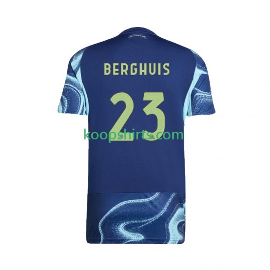 AFC Ajax Uit Tenue Heren Voetbalshirts Steven Berghuis 23 2025-2026 Korte Mouwen AFC Ajax Uit Tenue Heren Voetbalshirts Steven Berghuis 23 2025-2026 Korte Mouwen