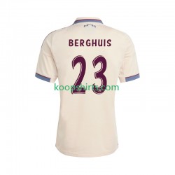 AFC Ajax Derde Tenue Heren Voetbalshirts Steven Berghuis 23 2025-2026 Korte Mouwen