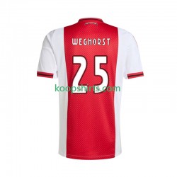 AFC Ajax Thuis Tenue Heren Voetbalshirts Wout Weghorst 25 2025-2026 Korte Mouwen