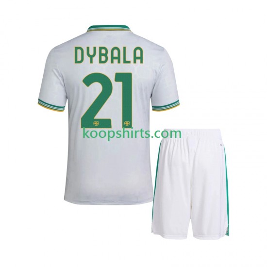AS Roma Derde Tenue Kinder Voetbalshirts Dybala 21 2025-2026 Korte Mouwen AS Roma Derde Tenue Kinder Voetbalshirts Dybala 21 2025-2026 Korte Mouwen