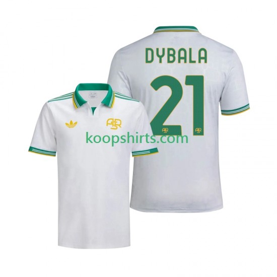 AS Roma Derde Tenue Heren Voetbalshirts Dybala 21 2025-2026 Korte Mouwen AS Roma Derde Tenue Heren Voetbalshirts Dybala 21 2025-2026 Korte Mouwen