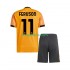 AS Roma Uit Tenue Kinder Voetbalshirts Evan Ferguson 11 2025-2026 Korte Mouwen
