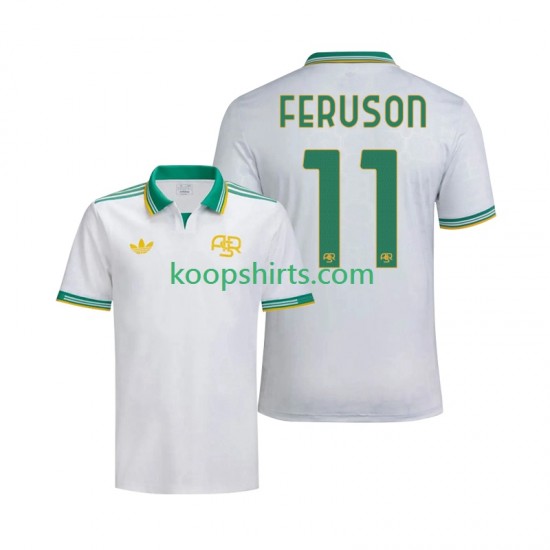 AS Roma Derde Tenue Heren Voetbalshirts Evan Ferguson 11 2025-2026 Korte Mouwen AS Roma Derde Tenue Heren Voetbalshirts Evan Ferguson 11 2025-2026 Korte Mouwen