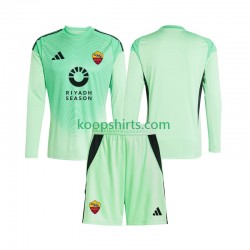 AS Roma Doelman Uit Vierde Tenue Kinder Voetbalshirts 2025-2026 Lange Mouwen