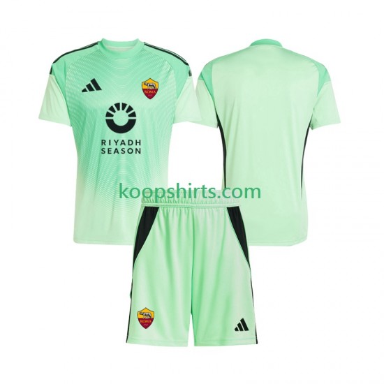 AS Roma Doelman Uit Vierde Tenue Kinder Voetbalshirts 2025-2026 Korte Mouwen AS Roma Doelman Uit Vierde Tenue Kinder Voetbalshirts 2025-2026 Korte Mouwen