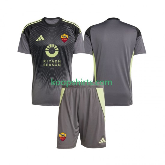 AS Roma Doelman Thuis Tenue Kinder Voetbalshirts 2025-2026 Korte Mouwen AS Roma Doelman Thuis Tenue Kinder Voetbalshirts 2025-2026 Korte Mouwen