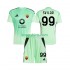 AS Roma Doelman Uit Vierde Tenue Kinder Voetbalshirts Mile Svilar 99 2025-2026 Korte Mouwen