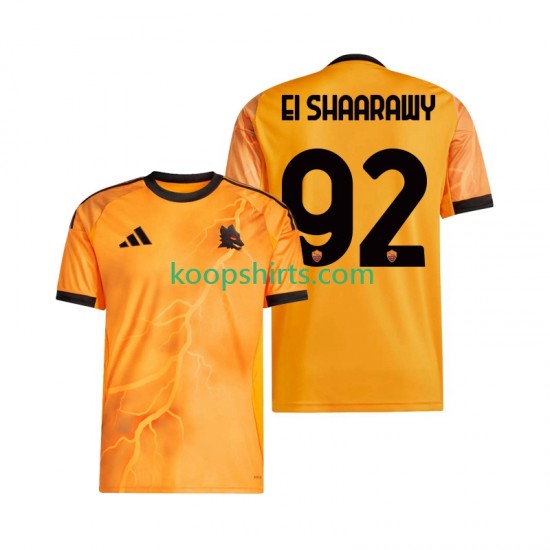 AS Roma Uit Tenue Heren Voetbalshirts Stephan El Shaarawy 92 2025-2026 Korte Mouwen AS Roma Uit Tenue Heren Voetbalshirts Stephan El Shaarawy 92 2025-2026 Korte Mouwen
