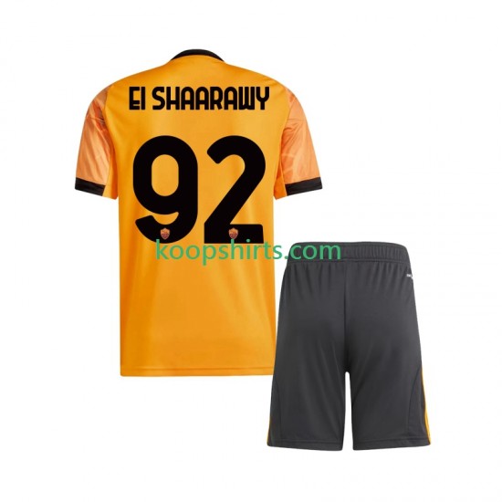 AS Roma Uit Tenue Kinder Voetbalshirts Stephan El Shaarawy 92 2025-2026 Korte Mouwen AS Roma Uit Tenue Kinder Voetbalshirts Stephan El Shaarawy 92 2025-2026 Korte Mouwen