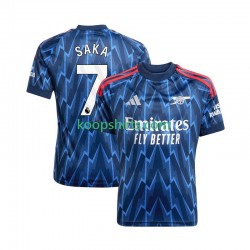 Arsenal Uit Tenue Heren Voetbalshirts Bukayo Saka 7 2025-2026 Korte Mouwen