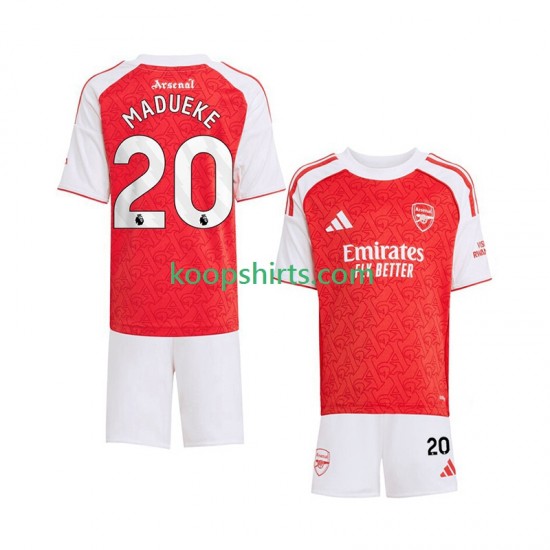 Arsenal Thuis Tenue Kinder Voetbalshirts Noni Madueke 20 2025-2026 Korte Mouwen Arsenal Thuis Tenue Kinder Voetbalshirts Noni Madueke 20 2025-2026 Korte Mouwen