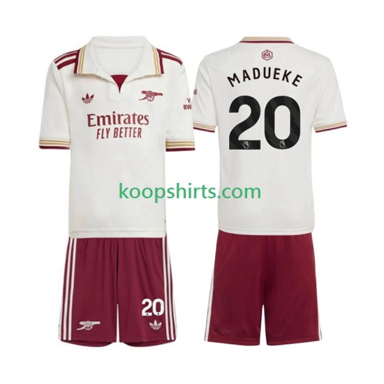 Arsenal Derde Tenue Kinder Voetbalshirts Noni Madueke 20 2025-2026 Korte Mouwen Arsenal Derde Tenue Kinder Voetbalshirts Noni Madueke 20 2025-2026 Korte Mouwen