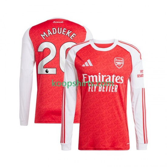 Arsenal Thuis Tenue Heren Voetbalshirts Noni Madueke 20 2025-2026 Lange Mouwen Arsenal Thuis Tenue Heren Voetbalshirts Noni Madueke 20 2025-2026 Lange Mouwen