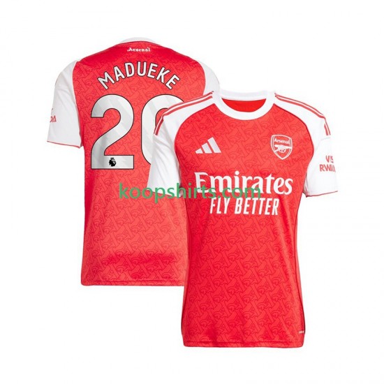 Arsenal Thuis Tenue Heren Voetbalshirts Noni Madueke 20 2025-2026 Korte Mouwen Arsenal Thuis Tenue Heren Voetbalshirts Noni Madueke 20 2025-2026 Korte Mouwen