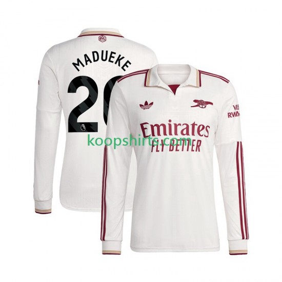 Arsenal Derde Tenue Heren Voetbalshirts Noni Madueke 20 2025-2026 Lange Mouwen Arsenal Derde Tenue Heren Voetbalshirts Noni Madueke 20 2025-2026 Lange Mouwen