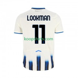Atalanta Uit Tenue Heren Voetbalshirts Ademola Lookman 11 2025-2026 Korte Mouwen