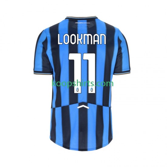 Atalanta Thuis Tenue Heren Voetbalshirts Ademola Lookman 11 2025-2026 Korte Mouwen Atalanta Thuis Tenue Heren Voetbalshirts Ademola Lookman 11 2025-2026 Korte Mouwen