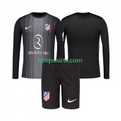Atlético Madrid Doelman Uit Tenue Kinder Voetbalshirts 2025-2026 Lange Mouwen