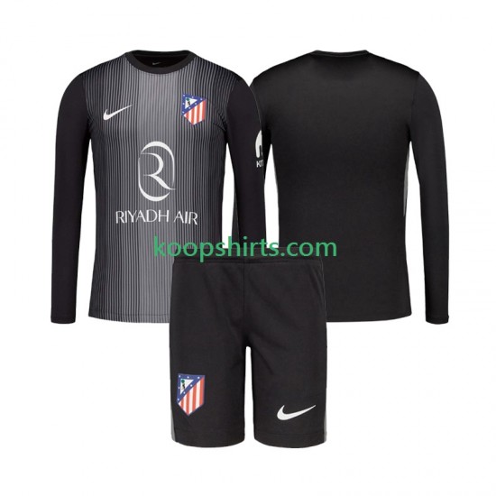 Atlético Madrid Doelman Uit Tenue Kinder Voetbalshirts 2025-2026 Lange Mouwen Atlético Madrid Doelman Uit Tenue Kinder Voetbalshirts 2025-2026 Lange Mouwen