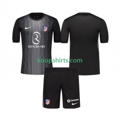 Atlético Madrid Doelman Uit Tenue Kinder Voetbalshirts 2025-2026 Korte Mouwen