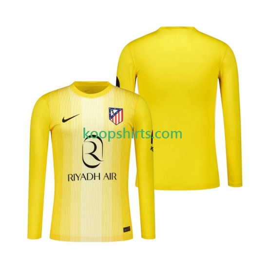 Atlético Madrid Doelman Thuis Tenue Heren Voetbalshirts 2025-2026 Lange Mouwen Atlético Madrid Doelman Thuis Tenue Heren Voetbalshirts 2025-2026 Lange Mouwen