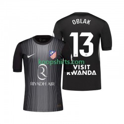 Atlético Madrid Doelman Uit Tenue Heren Voetbalshirts Jan Oblak 13 2025-2026 Korte Mouwen