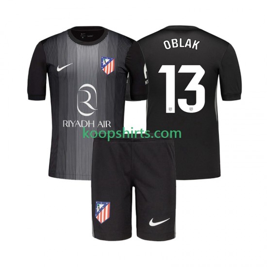 Atlético Madrid Doelman Uit Tenue Kinder Voetbalshirts Jan Oblak 13 2025-2026 Korte Mouwen Atlético Madrid Doelman Uit Tenue Kinder Voetbalshirts Jan Oblak 13 2025-2026 Korte Mouwen