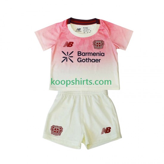 Bayer 04 Leverkusen Uit Tenue Kinder Voetbalshirts 2025-2026 Korte Mouwen Bayer 04 Leverkusen Uit Tenue Kinder Voetbalshirts 2025-2026 Korte Mouwen