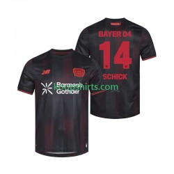 Bayer 04 Leverkusen Thuis Tenue Heren Voetbalshirts Patrik Schick 14 2025-2026 Korte Mouwen
