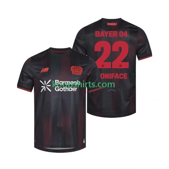 Bayer 04 Leverkusen Thuis Tenue Heren Voetbalshirts Victor Boniface 22 2025-2026 Korte Mouwen Bayer 04 Leverkusen Thuis Tenue Heren Voetbalshirts Victor Boniface 22 2025-2026 Korte Mouwen