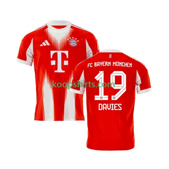 FC Bayern München Thuis Tenue Heren Voetbalshirts Alphonso Davies 19 2025-2026 Korte Mouwen FC Bayern München Thuis Tenue Heren Voetbalshirts Alphonso Davies 19 2025-2026 Korte Mouwen